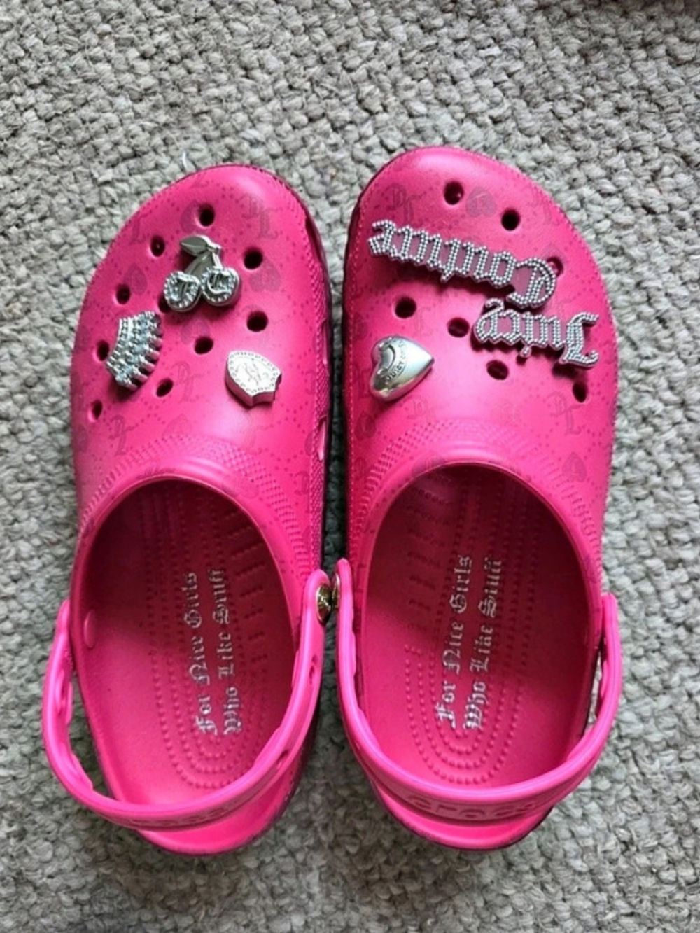 Crocs Classic Clog x Juicy Couture pink US 11 Women's